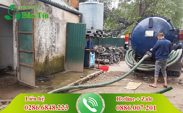 Bảng giá hút hầm cầu huyện Bến Cầu Bảo Tín trọn gói