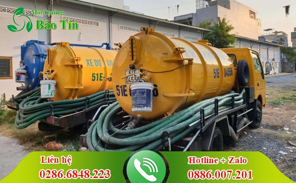 Bảng giá hút hầm cầu huyện Krông Bông Bảo Tín trọn gói
