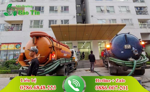 Bảng giá hút hầm cầu Quận 12 Bảo Tín trọn gói