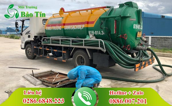 Bảng giá hút hầm cầu thành phố Dĩ An Bảo Tín trọn gói