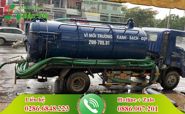 Hút hầm cầu thành phố Dĩ An uy tín tại Bảo Tín