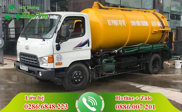 Hút hầm cầu Thành Phố Đồng Xoài giá rẻ 30 phút thợ có mặt