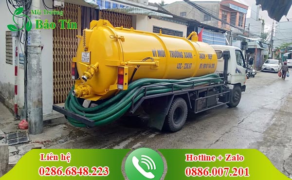 Hút hầm cầu thành phố Ngã Bảy giá rẻ khoán trọn gói