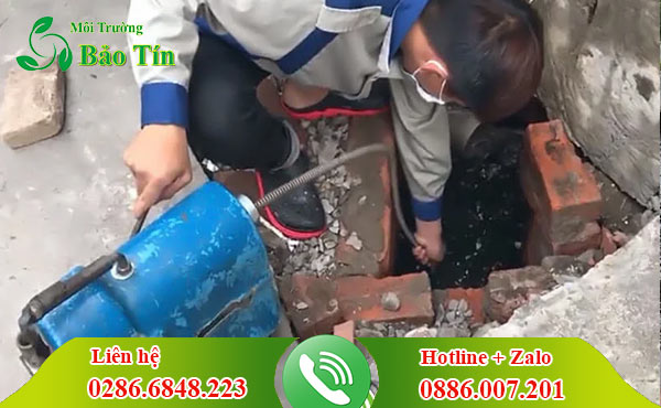 Thông cống nghẹt Quận Bình Tân giá rẻ xử lý triệt để 100%