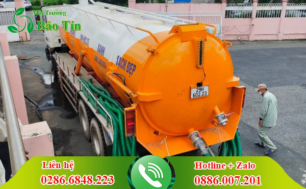 Hút hầm cầu huyện Giang Thành giá rẻ triệt để 100% sạch