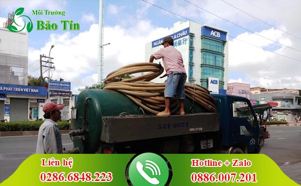 Hút hầm cầu giá rẻ huyện Tư Nghĩa tại Bảo Tín