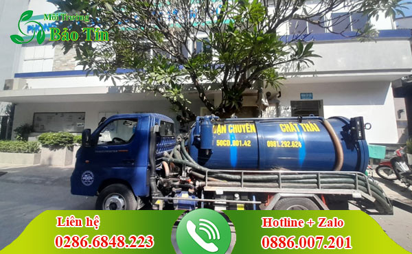 Báo giá dịch vụ hút hầm cầu phường Hòa Thạnh