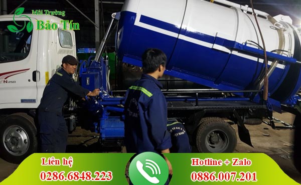 Dịch vụ hút hầm cầu tại phường Linh Tây của Bảo Tín có điểm nổi bật nào?