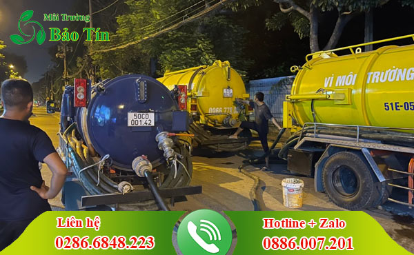 Bảng giá hút hầm cầu phường Thạnh Mỹ Lợi Bảo Tín trọn gói