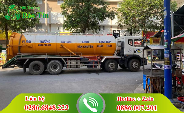 Hút hầm cầu phường Thới An giá rẻ triệt để 100% sạch