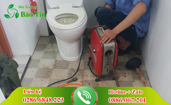 Thông bồn cầu Bình Dương giá rẻ uy tín chuyên nghiệp Bảo Tín