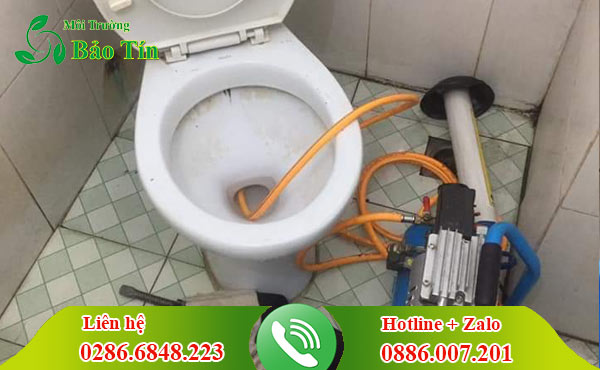 Quy trình thông bồn cầu huyện Chợ Mới của công ty chúng tôi