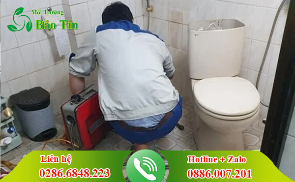 Thông bồn cầu huyện Giồng Trôm giá rẻ triệt để 100% sạch