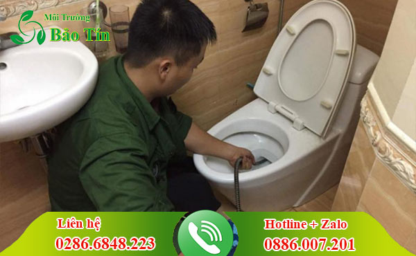 Thông bồn cầu Huyện Minh Long giá rẻ uy tín chuyên nghiệp Bảo Tín
