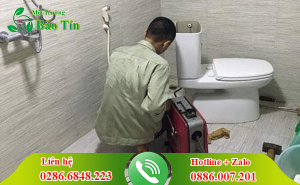 Thông bồn cầu Thị Xã Đức Phổ giá rẻ triệt để 100% sạch