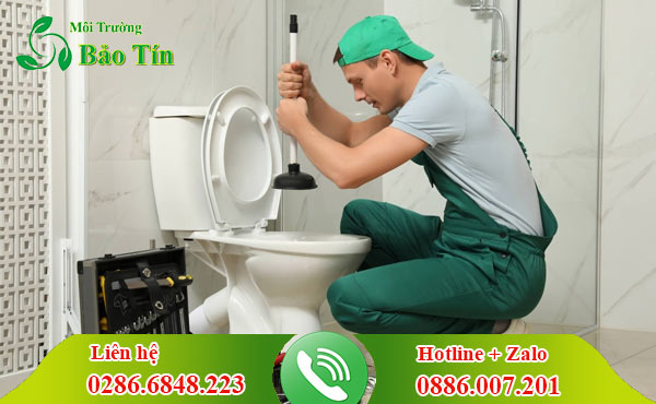 Dịch vụ thông nghẹt bồn cầu thị xã Tân Châu tận nơi ở Bảo Tín