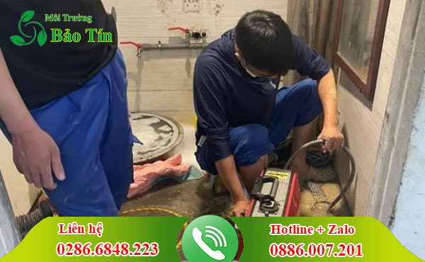Thông cống nghẹt huyện Thủ Thừa giá rẻ triệt để 100% sạch