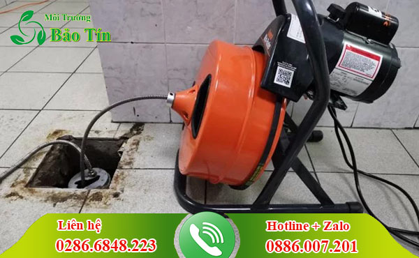 thông cống tại phường Nguyễn Thái Bình của Môi Trường Bảo Tín