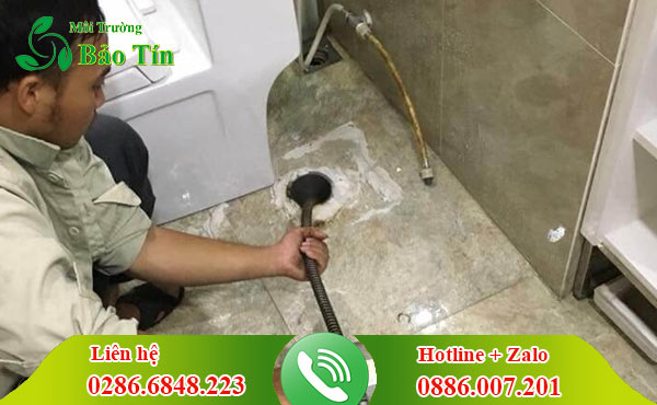 Giá thông cống bằng máy lò xo công nghệ cao thành phố Châu Đốc
