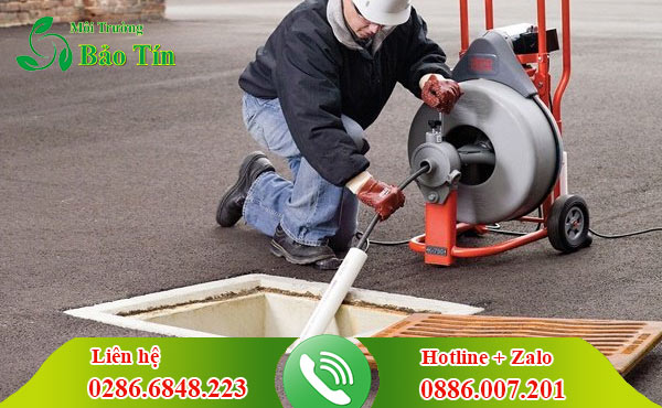 Thông cống nghẹt thị xã Ngã Năm