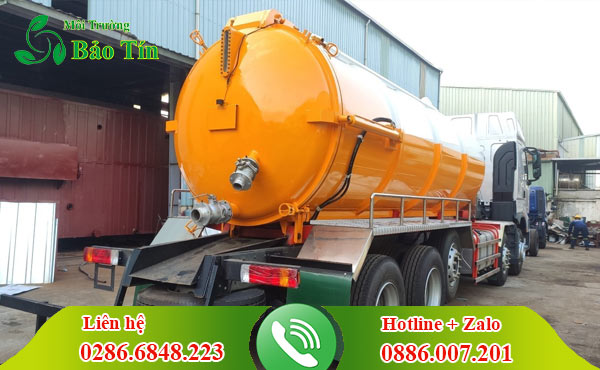 Công ty cho thuê xe bồn vận chuyển bùn thải ở Kiên Giang