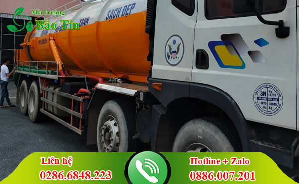 Cho thuê xe bồn vận chuyển bùn thải tại Vĩnh Long