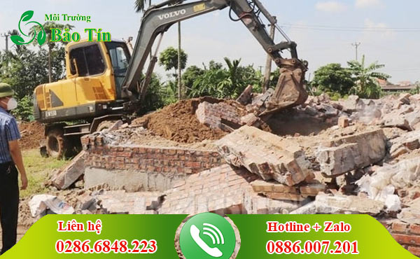 phá dỡ tháo dỡ công trình tại Bình Phước