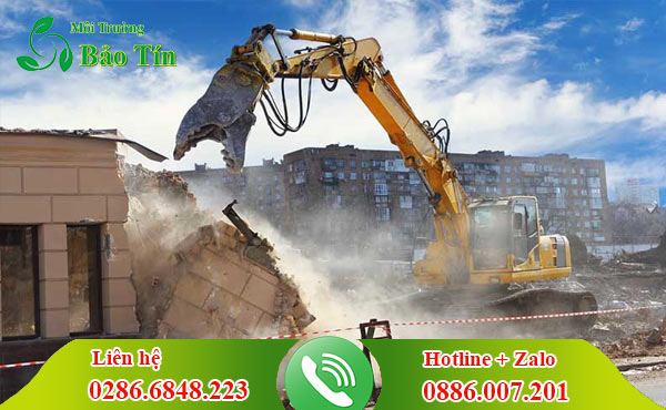 Tháo dỡ công trình tại Bình Thuận