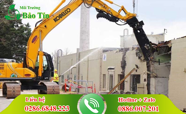 Công ty phá dỡ tháo dỡ công trình Củ Chi chuyên nghiệp, an toàn