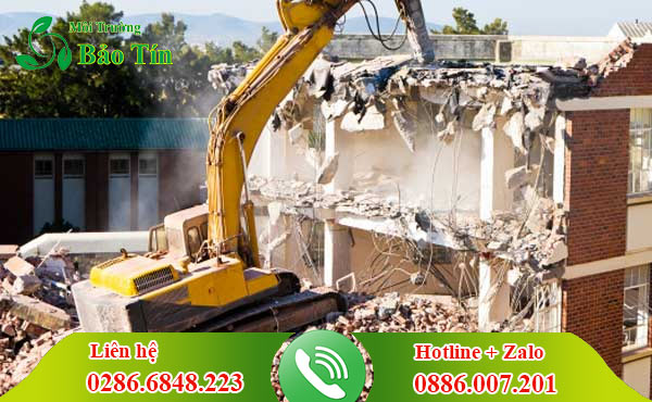 Tháo dỡ công trình tại Quận 9