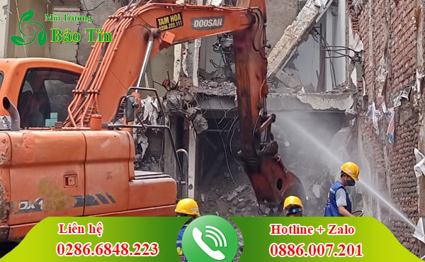 Công ty phá dỡ tháo dỡ công trình Quận Bình Tân chuyên nghiệp
