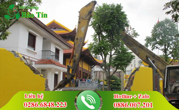 dịch vụ tháo dỡ công trình Quận Bình Thạnh