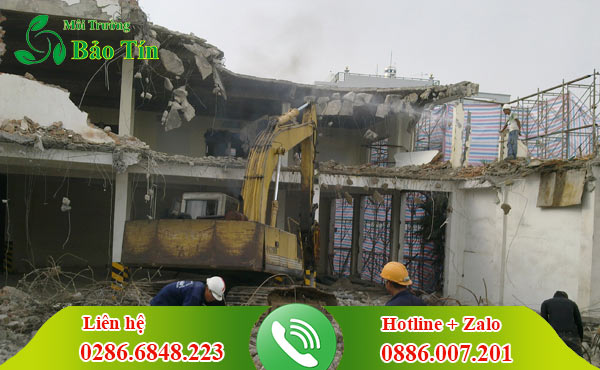 Công ty phá dỡ tháo dỡ công trình Quận Tân Phú chuyên nghiệp