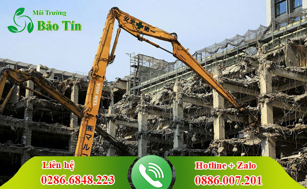 tháo dỡ công trình ở TP Thủ Đức