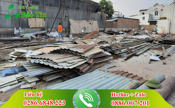 Thu mua tôn cũ Huyện Bình Chánh thanh lý giá cao, uy tín