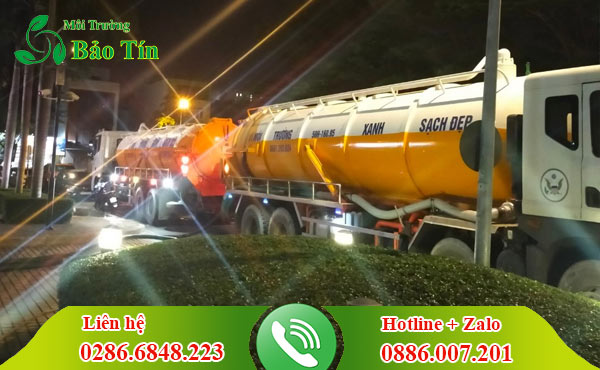Dịch vụ cho thuê xe bồn vận chuyển bùn thải Quận 1 giá rẻ
