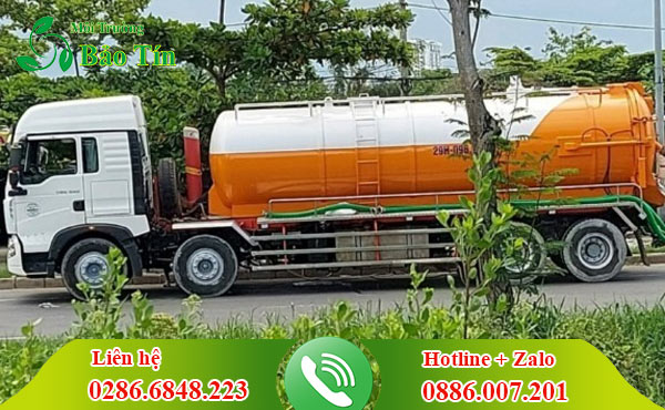 Cho thuê xe bồn vận chuyển bùn thải tại Bình Dương