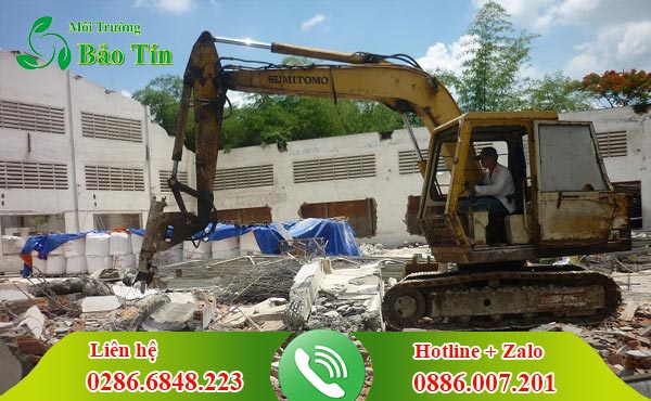 Thu gom vận chuyển xà bần quận 5
