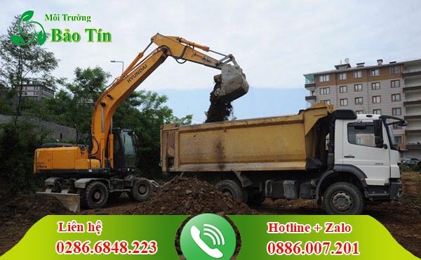 Thu gom vận chuyển xà bần huyện Bình Chánh