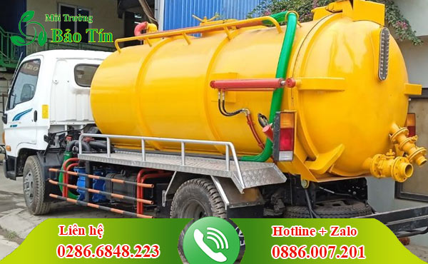 Vận chuyển, cho thuê xe bồn hút chất thải Biên Hòa