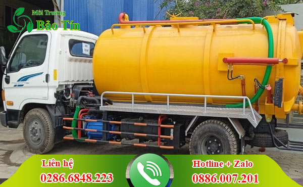 Vận chuyển, cho thuê xe bồn hút chất thải Biên Hòa